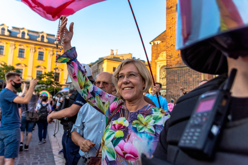 Małopolska Kurator Oświaty, Barbara Nowak, Marsz Równości w Krakowie, 2020 / Fundacja Równość.org.pl